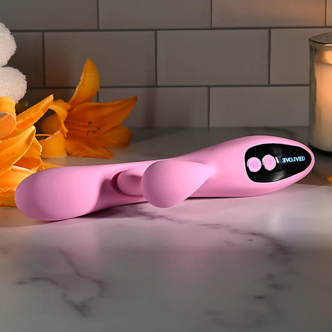 PUSH THE BUTTON Rabbit Vibrator by Evolved