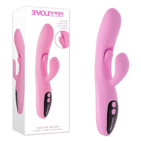 PUSH THE BUTTON Rabbit Vibrator by Evolved