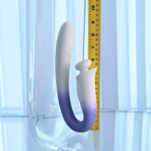 SPRING LOADED Rechargeable Multi-Tapping Vibrator by Evolved