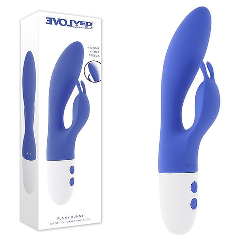 Funny Bunny USB Rechargeable Rabbit Vibrator by Evolved
