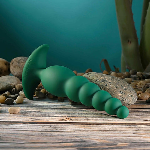 THE RATTLER Vibrating and Twirling Anal Plug by Evolved