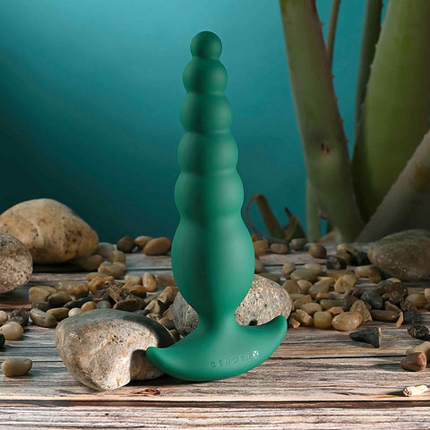THE RATTLER Vibrating and Twirling Anal Plug by Evolved