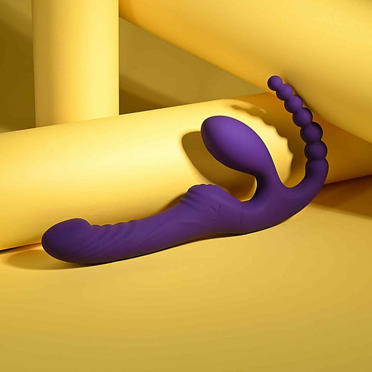 Playboy Pleasure HUG IT OUT Strapless Strap-On by Evolved