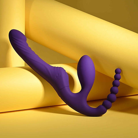 Playboy Pleasure HUG IT OUT Strapless Strap-On by Evolved