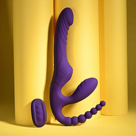 Playboy Pleasure HUG IT OUT Strapless Strap-On by Evolved