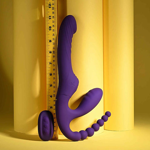 Playboy Pleasure HUG IT OUT Strapless Strap-On by Evolved