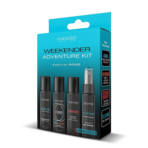 Weekender Adventure Kit 4 Pack by Wicked Sensual Care