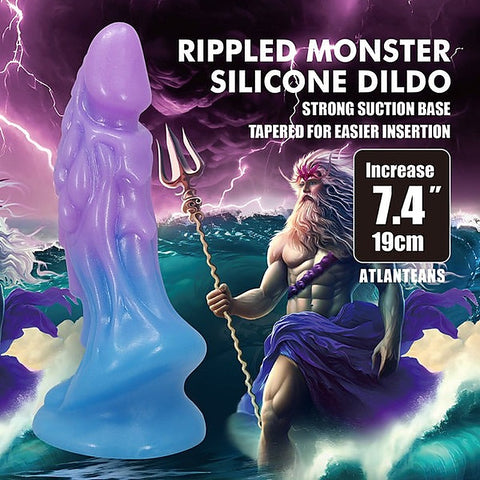 Atlanteans 7.4 Inches Suction Base Fantasy Dildo by Baile