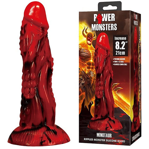 Minotaur Tapered Tip Fantasy Silicone Dildo by Baile