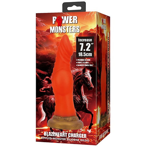 Blazeheart Charger Monster Silicone Cock by Baile