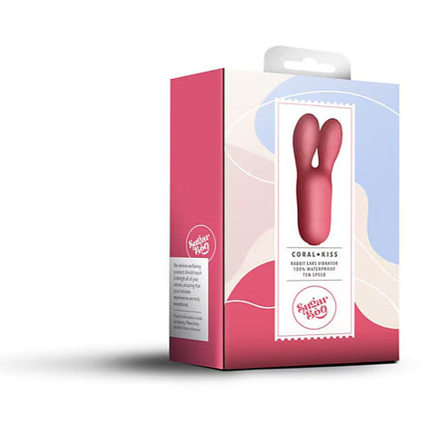 SugarBoo Coral Kiss Twin Clitoral Vibrator by Rocks Off