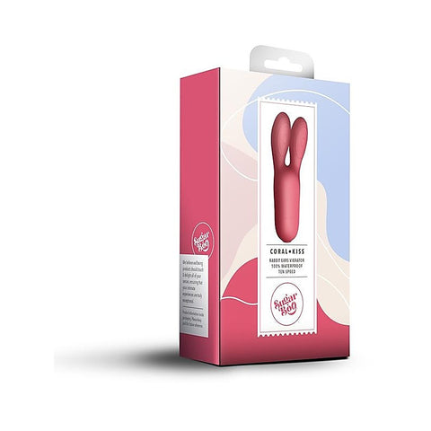 SugarBoo Coral Kiss Twin Clitoral Vibrator by Rocks Off