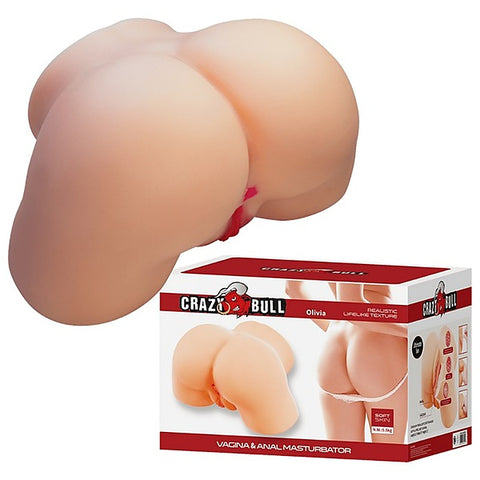 Olivia Realistic Texture Vagina & Anal Masturbator by Baile