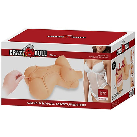 Realistic Pleasure Vagina & Anal Masturbator by Baile
