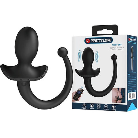 Anthony Vibrating App Control Tail Anal Plug by Baile