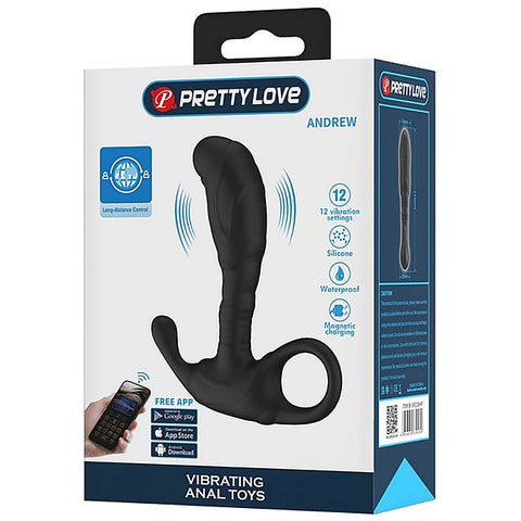 App Control Vibrating Prostate Massager by Baile