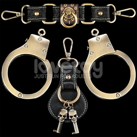 Heavy Metal Bondage Play Handcuffs by Lovetoy