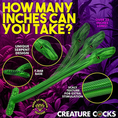 Creature Cocks Slither Silicone Dildo by XR Brands