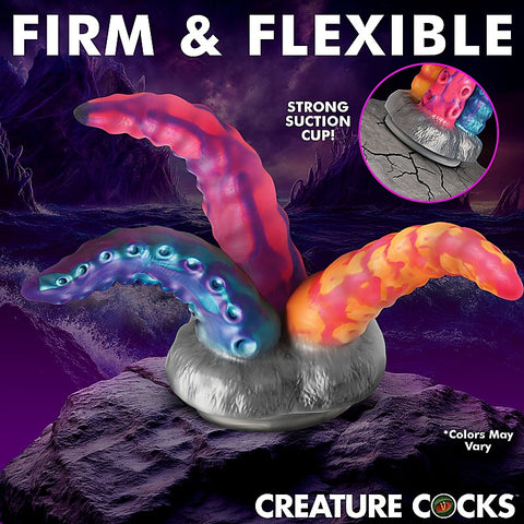 Creature Cocks Tenta-Trio Fantasy Silicone Dildo