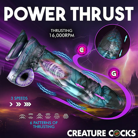 Astro-Thrust Vibrating Silicone Dildo by XR Brands