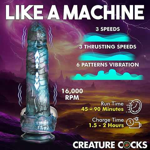 Astro-Thrust Vibrating Silicone Dildo by XR Brands