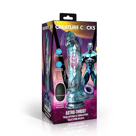 Astro-Thrust Vibrating Silicone Dildo by XR Brands