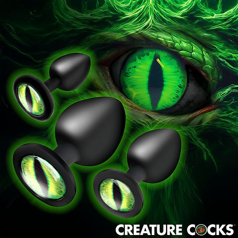 Creature Eyes Silicone Butt Plug Set by XR Brands