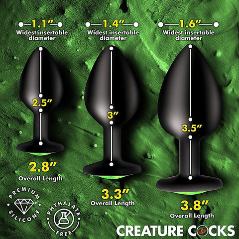 Creature Eyes Silicone Butt Plug Set by XR Brands