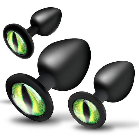 Creature Eyes Silicone Butt Plug Set by XR Brands