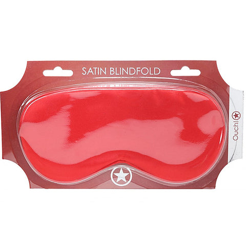 OUCH! Bondage Play Satin Eye Mask by Shots Toys