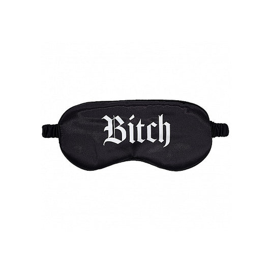 OUCH! Satin Bitch Printed Eye Mask by Shots Toys