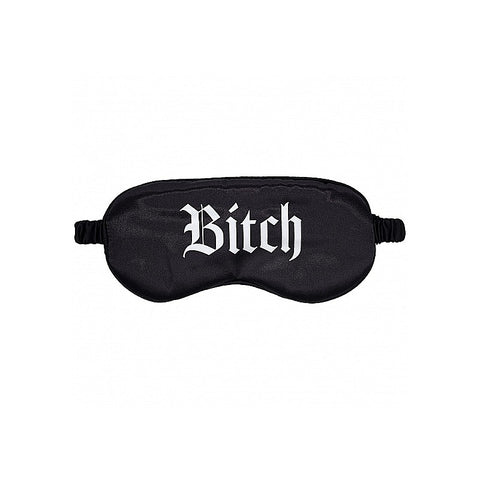 OUCH! Satin Bitch Printed Eye Mask by Shots Toys