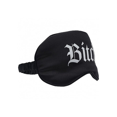 OUCH! Satin Bitch Printed Eye Mask by Shots Toys