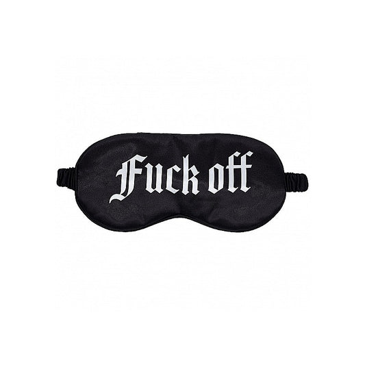 OUCH! Fuck Off Printed Satin Eye Mask by Shots Toys