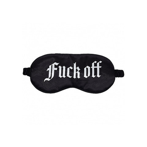 OUCH! Fuck Off Printed Satin Eye Mask by Shots Toys
