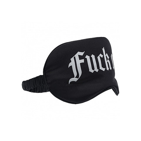 OUCH! Fuck Off Printed Satin Eye Mask by Shots Toys