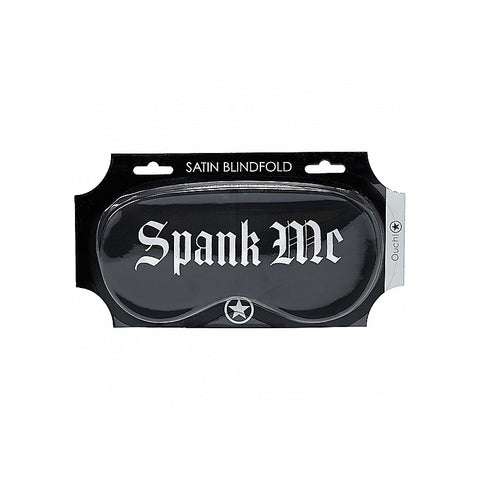 Spank Me Printed Fetish Play Eye Mask by Shots Toys