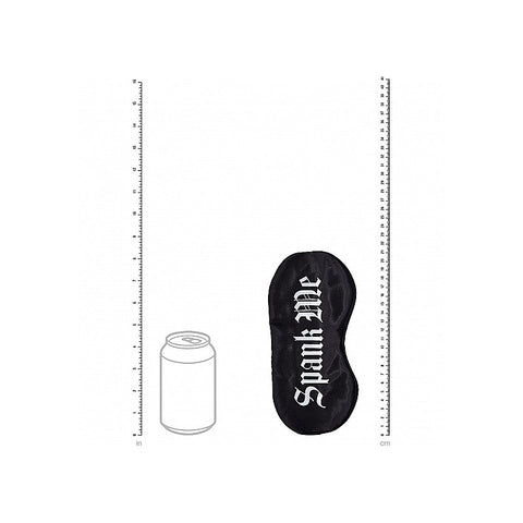 Spank Me Printed Fetish Play Eye Mask by Shots Toys
