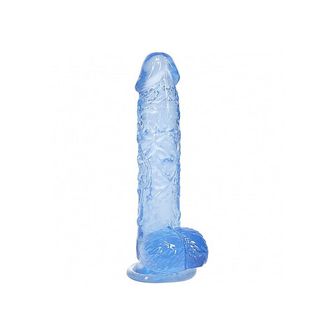 REALROCK 5 Inches Crystal Clear Realistic Dildo with Balls