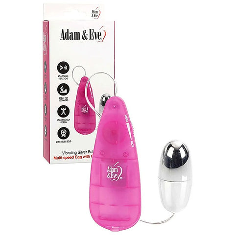 Vibrating Silver Bullet 2.0 by Adam & Eve