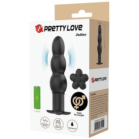 Jadier Vibrating Silicone Anal Plug by Baile