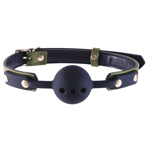 Breathable BDSM Play Silicone Gag Ball by NANMA