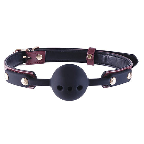 Breathable BDSM Play Silicone Gag Ball by NANMA
