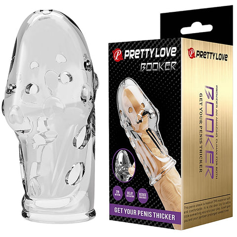 Booker Male Tpr Material Penis Extension Sleeve By Baile