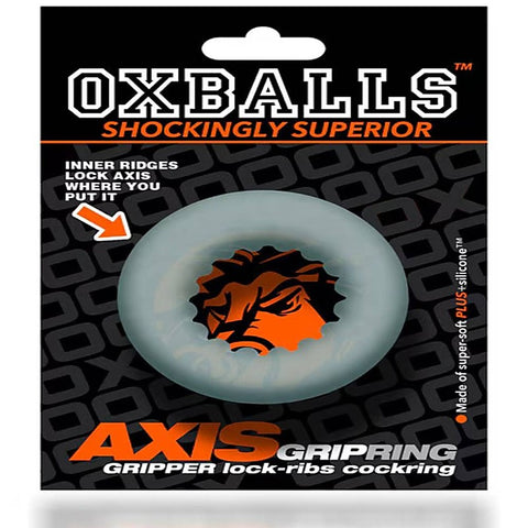 Axis Rib Griphold Men's Stretchy Cock Ring by Oxballs