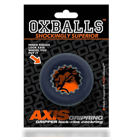 Axis Rib Griphold Men's Stretchy Cock Ring by Oxballs
