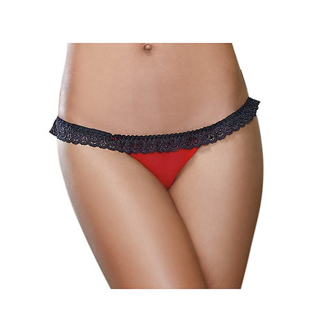 Stretch Mesh Closed Crotch Sexy Panty by Dream Girl Lingerie