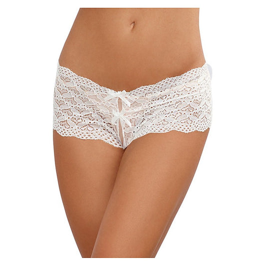 Heart Stretch Lace Sexy Open Crotch Panty
