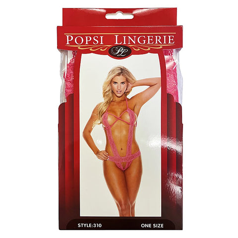 Sling Lace Sexy Womens Teddy OS by Popsi Lingerie