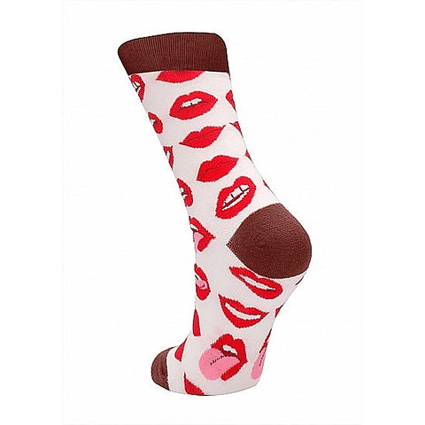 Lip Love Print Sexy Socks by Shots Toys